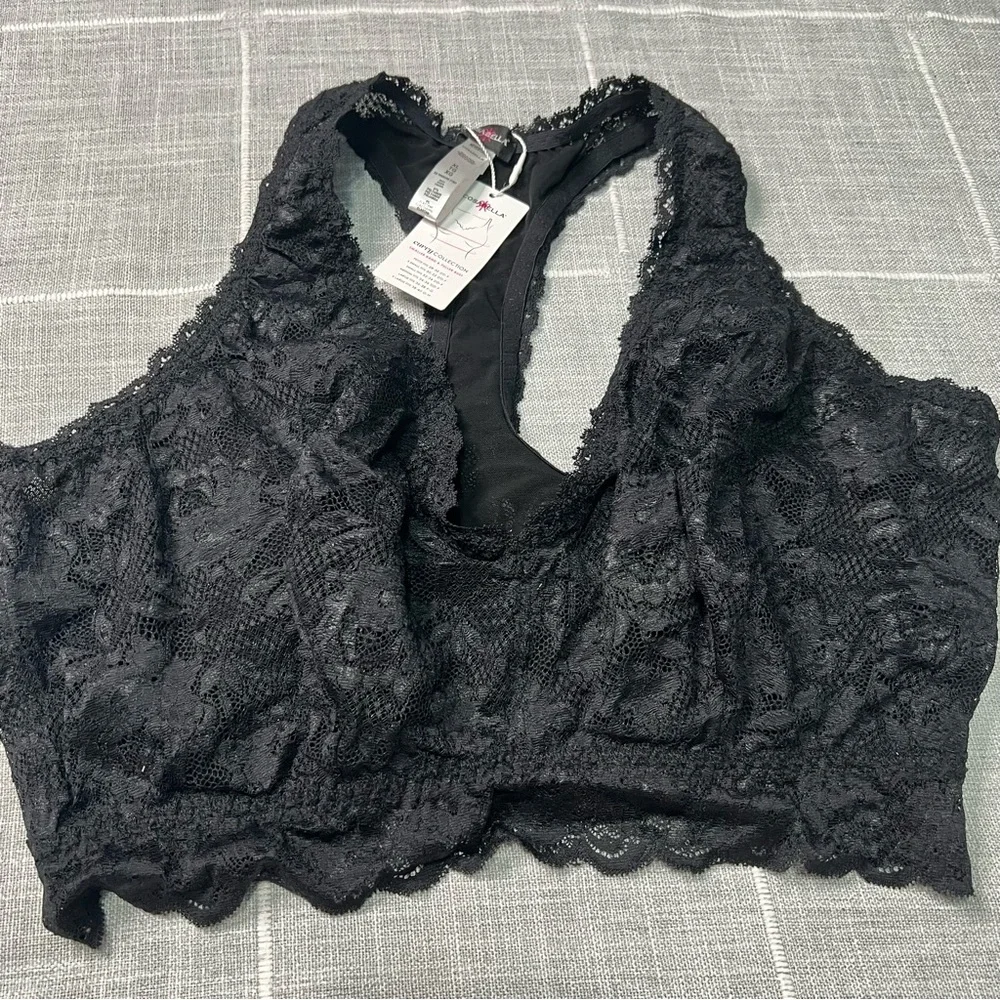 Cosabella Black Lace Bralette XL - Picture 7 of 11